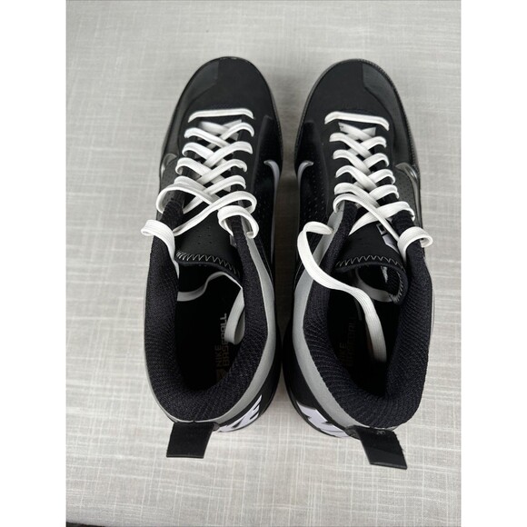 Nike Air 414986-011 Black Baseball Metal Cleats Air Show Elite Men's Size 14 - Picture 11 of 15